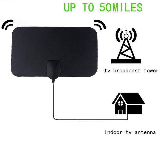 Hd Digital Tv Antenna With Iec Adapter Antennas