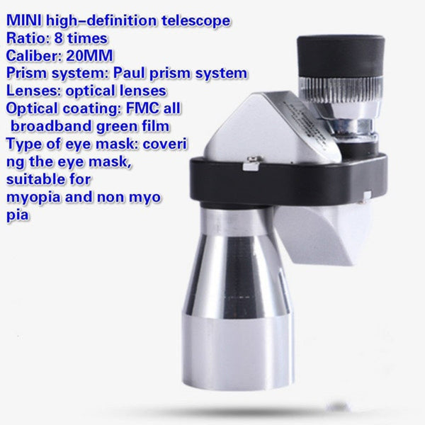 Hd Night Vision Mini Pocket Telescope Zoom Monocular Outdoor For Camping Binoculars & Monoculars