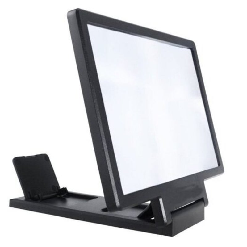 Hd Radiation Protection 3 D Mobile Phone Screen Magnifier Black Mounts & Holders
