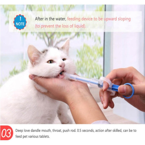 Suprepet 1Pc Pet Dog Cat Puppy Pills Dispenser Feeding Kit Given Medicine Control Rods Home Universal Feeder