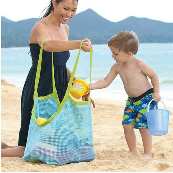Portable Reusable Mesh Kids Swimming Beach Storage Bags Gym Bags