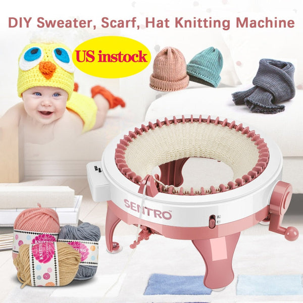 48 Needle Diy Big Hand Knitting Machine Weaving Loom Sewing Tool Knitting Looms