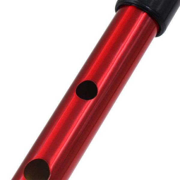 6 Hole Flute D Key Tin Penny Whistle Metal Instrument Woodwind Musical Beginners Accessories Whistles
