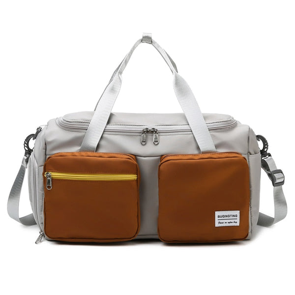 Sports Fitness Gym Bag Shoes Compartment Duffle Bags Gym Bags