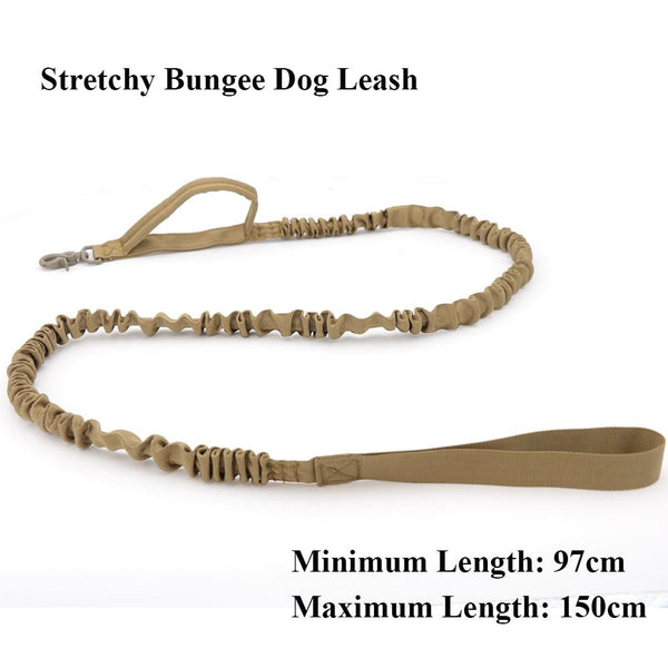 Tactical 2 Handle Dog Leash Pet Equipment Leads & Head Collars