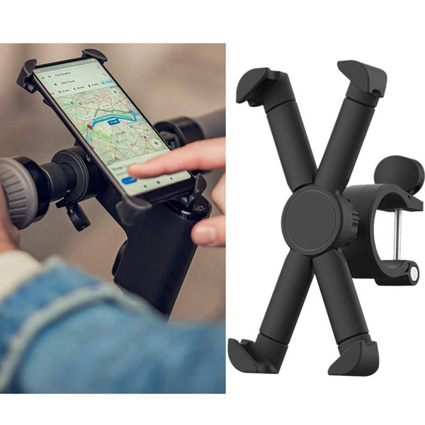 Scooter Phone Mount Holder 360 Degree Motorcycle Stand Xiaomi M365 Ninebot Accessories Parts
