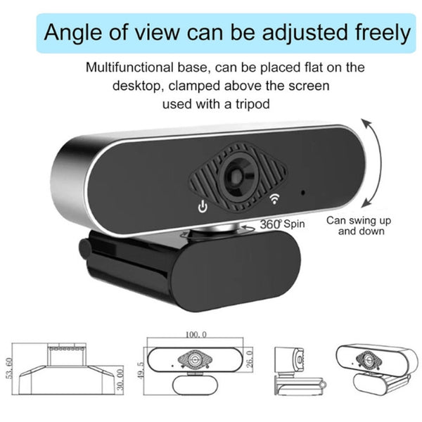 Hd 1080P Webcam With Microphone 60Fps Webcams Autofocus Streaming Usb Computer Camera For Pc Laptop Desktop Video