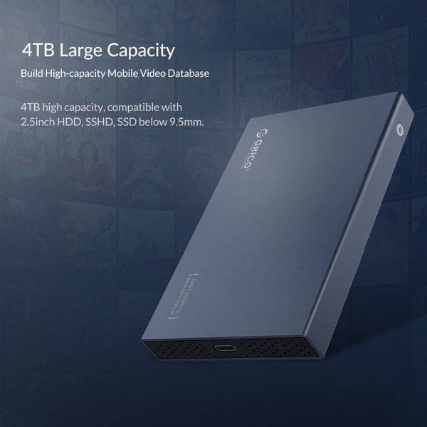 2.5" Sata To Usb 3.1 Type C Gen Case Ssd 4Tb External Hdd Enclosure Drive Enclosures & Docks