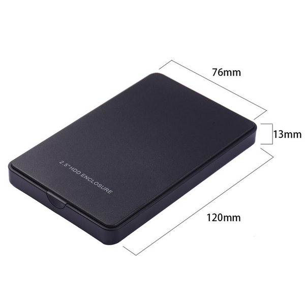 Usb 2.0 To 2.5 Inch Sata Hard Drive Enclosure Box Housing Cover 2Tb Black Drive Enclosures & Docks