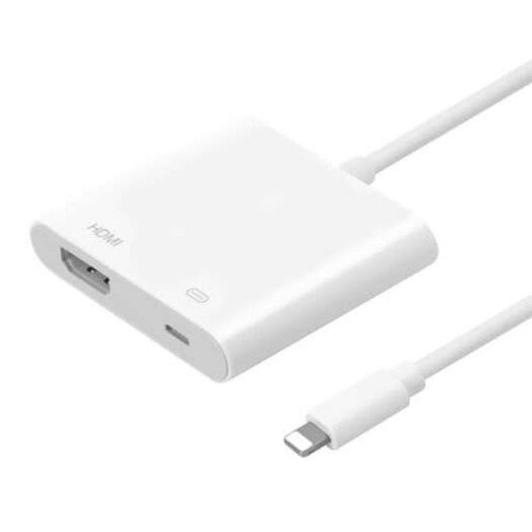 Hdmi Digital Av Adapter For Iphone White Cables & Adapters