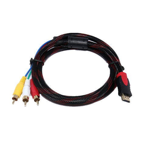 Hdmi Male To 3 Rca Video Audio Av Cord Adapter Cable