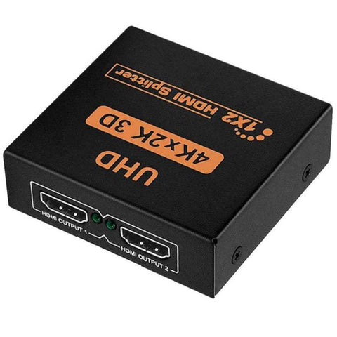Wi Fi Extenders Antennas Hdmi Splitter 1 In 2 Out Dual Output Amplifier Switcher Hub Box Support 3D 4Kx2k Black Splitters & Combiners