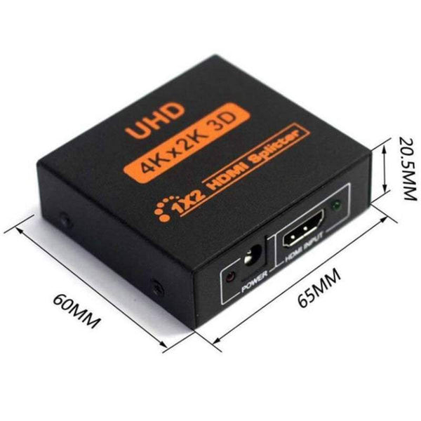 Wi Fi Extenders Antennas Hdmi Splitter 1 In 2 Out Dual Output Amplifier Switcher Hub Box Support 3D 4Kx2k Black Splitters & Combiners