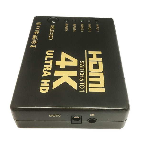 Hdmi Switch 4K Smart 3 Port Crossover Support Switcher 5 In 1 Out 2K Video Cables & Adapters