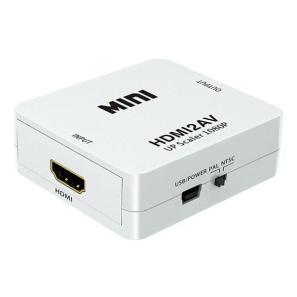 Hdmi To Av Video Converter Hdmi2av Adapter White Video Cables & Adapters