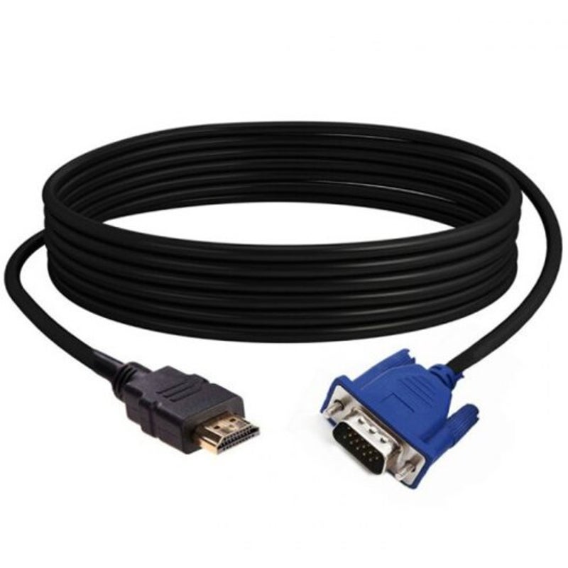 Hdmi To Vga Cable Black Monitor/Av Cables & Adapters