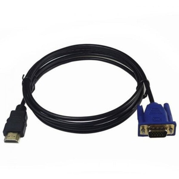 Hdmi To Vga Cable Black Monitor/Av Cables & Adapters