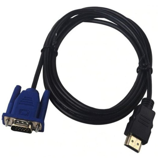 Hdmi To Vga Cable Black Monitor/Av Cables & Adapters