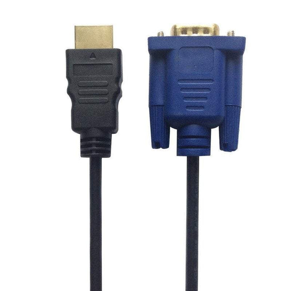 Hdmi To Vga Cable Convert 1.8 M Computer Monitor Projector Digital Tv Blue Monitor/Av Cables & Adapters