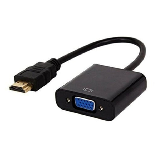 Hdmi To Vga Moread Gold Plated Adapter Black Monitor/Av Cables & Adapters