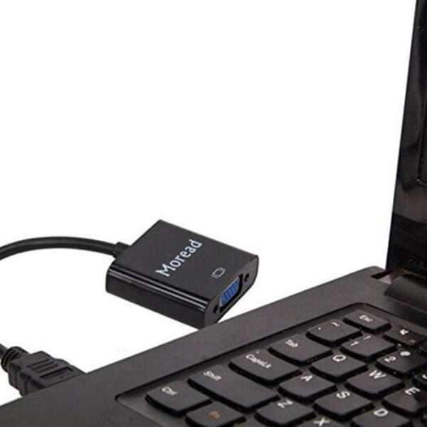 Hdmi To Vga Moread Gold Plated Adapter Black Monitor/Av Cables & Adapters