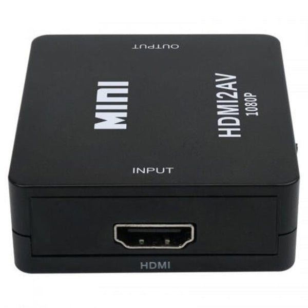 Hdmi Turn Av Audio And Video Converter Black Video Cables & Adapters