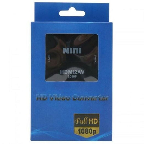 Hdmi Turn Av Audio And Video Converter Black Video Cables & Adapters