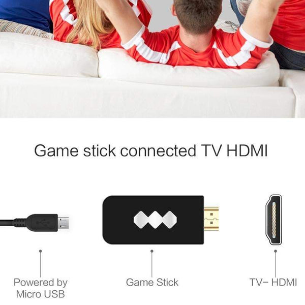 Hdmi Wireless Handheld Tv Video Game Console With Controllers