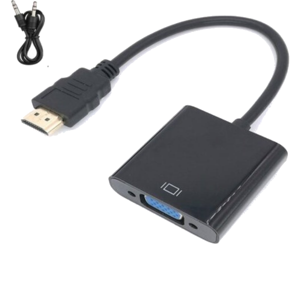 Hdmi To Vga Converter Digital For Pc Laptop Tablet 1080P Adapter Male Female 0.5M 3 Monitor/Av Cables & Adapters