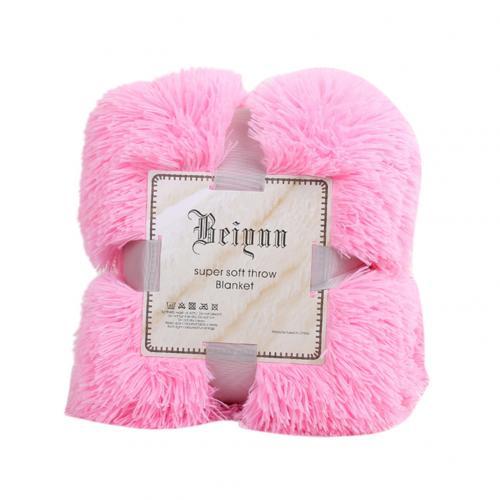 80X120cm Soft Warm Fluffy Shaggy Children's Throw Blanket Snuggle Rug Blankets & Throws