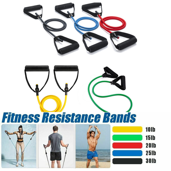120Cm Yoga Pull Rope Elastic Resistance Bands Fitness Workout Resistance Trainers