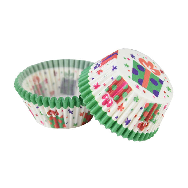 100Pcs Rainbow Muffin Cupcake Paper Cups Liner Baking Decorating Tools Party