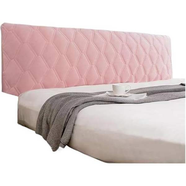 Headboard Cover 160 Protector With Stretch Side Dustproof Washable (Color : Pink Headboards & Footboards