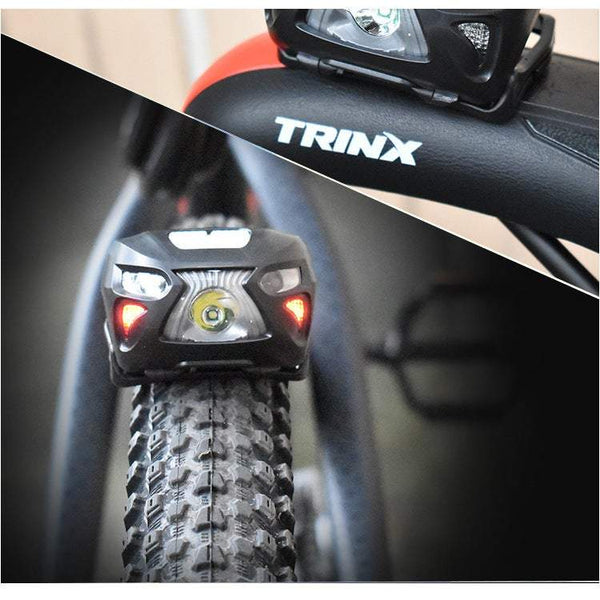 Outdoor Lighting Headlamp Flashlight Usb Rechargeable Motion Sensor Headlight Waterproof Lightweight Torch For Camping Running Fishing Cycling Hiking