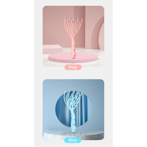 Massagers Head Massager 9 Claws Scalp Manual Steel Ball Relaxation