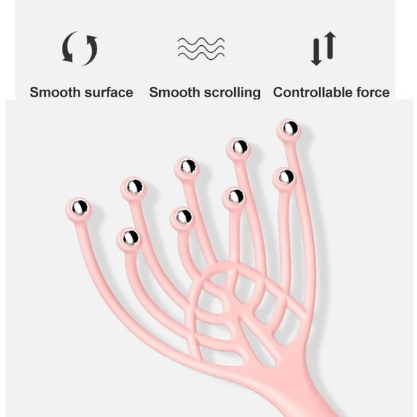 Massagers Head Massager 9 Claws Scalp Manual Steel Ball Relaxation