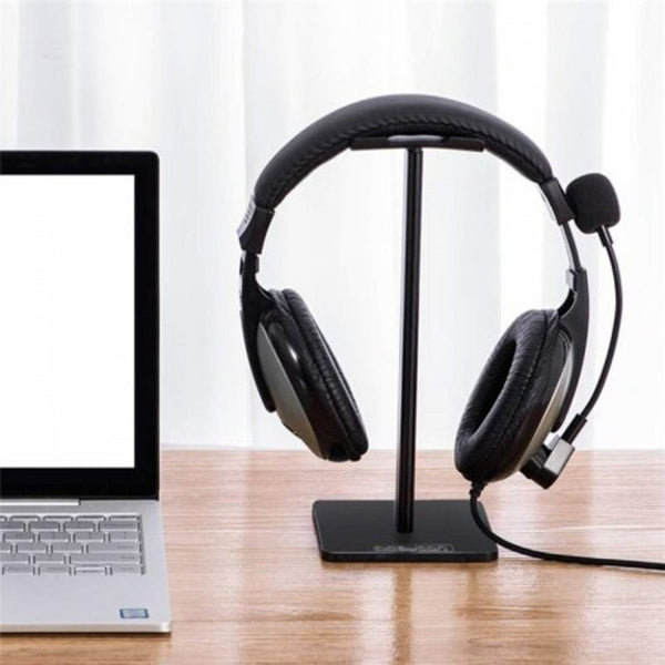 Universal Headphone Display Bracket Aluminum Alloy Black Mounts & Holders