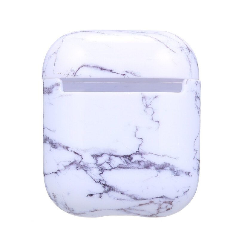 Headphone Protective Case For Airpods Hard Marble Box Headphones Shockproof 1 Earbud Cases