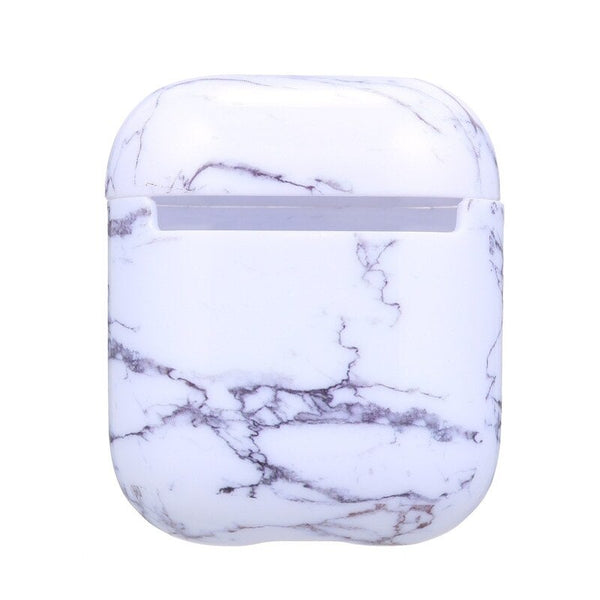 Headphone Protective Case For Airpods Hard Marble Box Headphones Shockproof 1 Earbud Cases