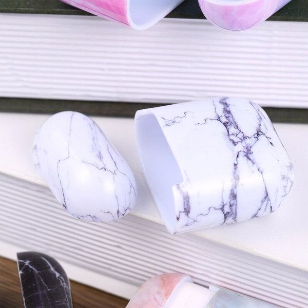 Headphone Protective Case For Airpods Hard Marble Box Headphones Shockproof 1 Earbud Cases
