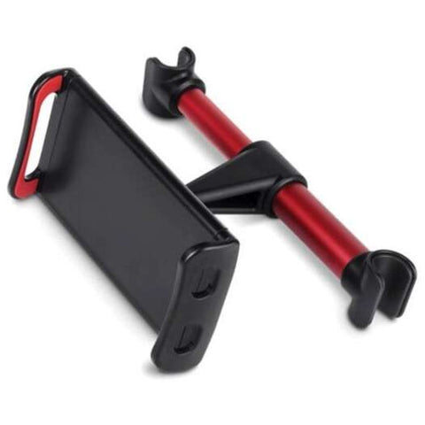 Headrest Car Seat Holder Rear Pillow Stand For Cell Phones / Tablet Red