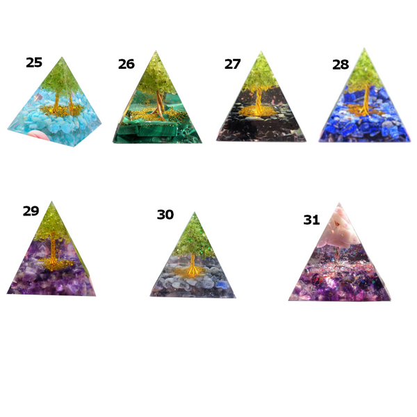 Healing Natural Crystal Energy Generator Meditation Pyramid Crystal Glass
