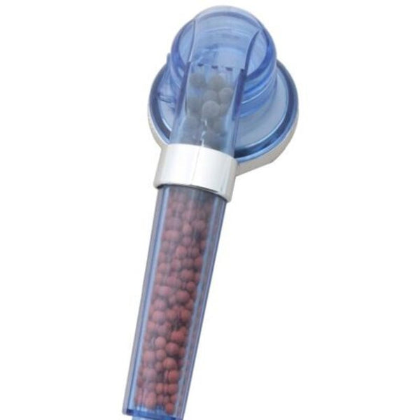 Healthy Negative Ion Spa Shower Head With Three Mode Blue 1Pc Shower Heads & Combos