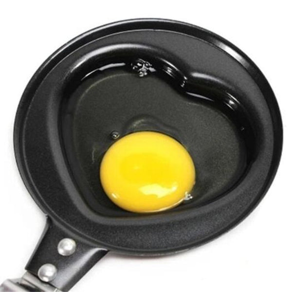 Heart Shape Egg Moulds Pan Pancake Rings Cooking Tools Black