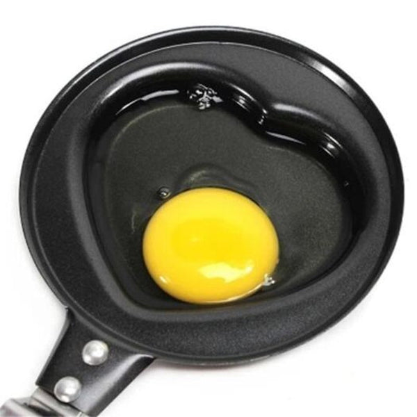 Heart Shape Egg Moulds Pan Pancake Rings Cooking Tools Black Egg & Pancake Rings