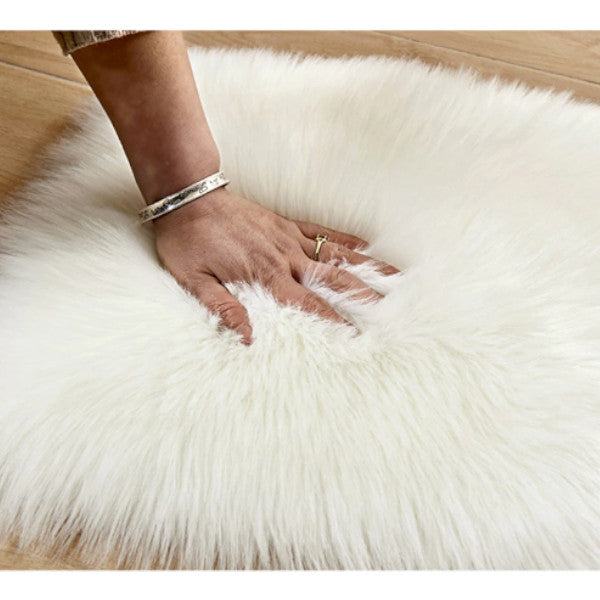 40X50cm Heart Shaped Artificial Fur Rug Carpet Mat Rugs & Carpets