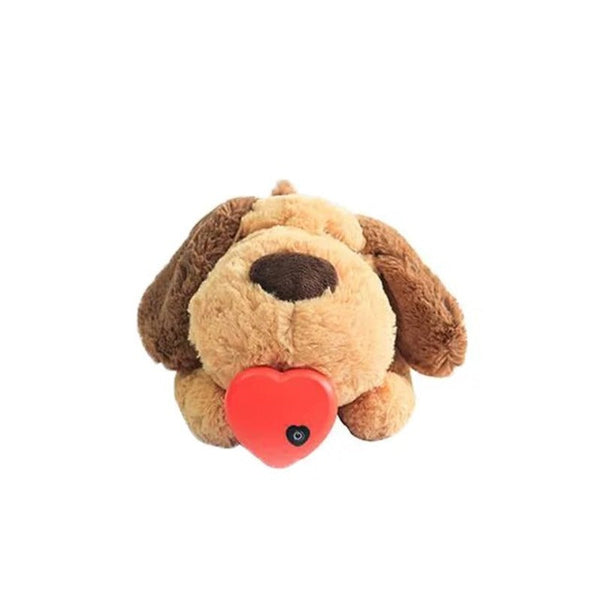 Heartbeat Dog Anxiety Relief Plush Toy Pet Comfortable Behavioral Training Play Dog Toys