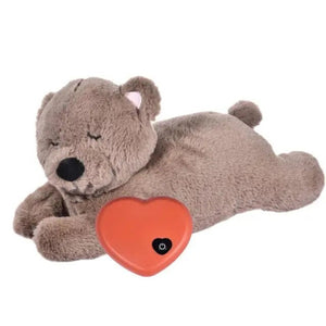 Heartbeat Dog Anxiety Relief Plush Toy Pet Comfortable Behavioral Training Play Aid Tool Soft Sleeping Buddy For Small