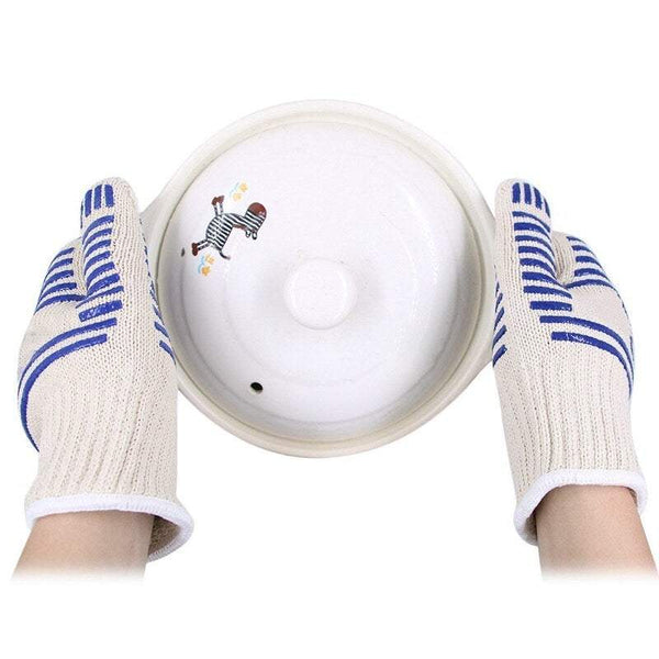 Commercial Kitchen Equipment Heat Proof Oven Mitt Glove Cooking Surface Resistant Gloves For Bbq Baking Oven Mitts & Potholders