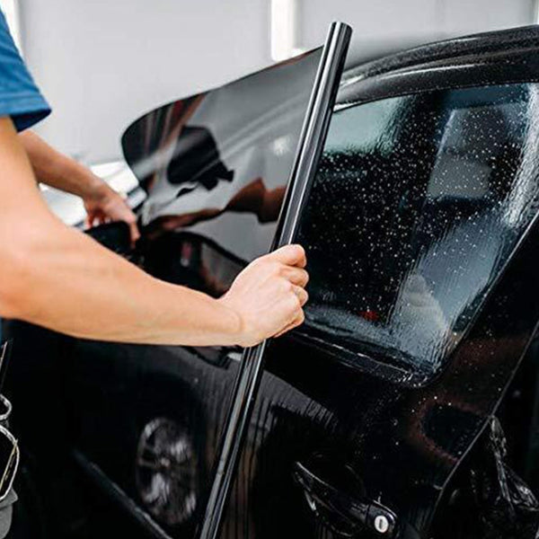 Window Film Heat Uv Block Window Tint Adhesive Film Black Roll Auto Car